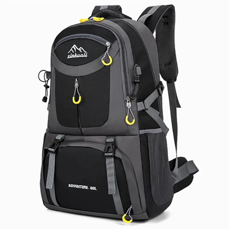 Backpack Ryggsäck 60 Liter: Hållbar Design & Smart Förvaring - Ryggsäck