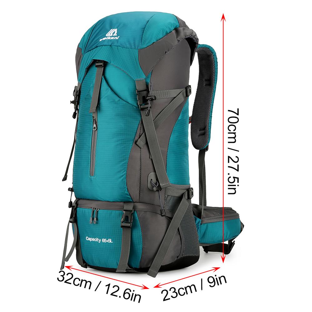 Ryggsäck 70 Liter Dam: Hållbar Adventure Pack med Smart Förvaring - Ryggsäck